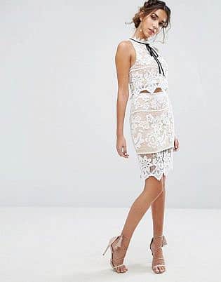 Endless Rose Floral Lace Skirt Co Ord