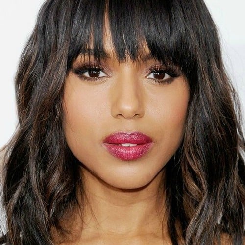 Long Bob With Front Fringe For Thick Hair