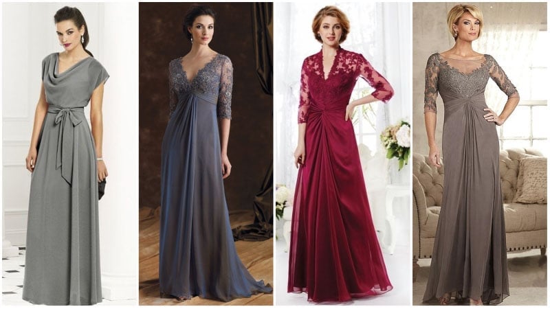 mother of groom long dresses