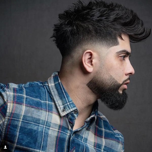 Mohawk Haircut With Fade - nice Taper Fade Mohawk Haircut in 2020 ...