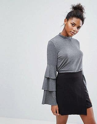 Only Frill Bell Sleeve Top