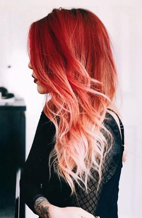 The Most Gorgeous Red Ombre Hair Ideas for Fiery Ladies