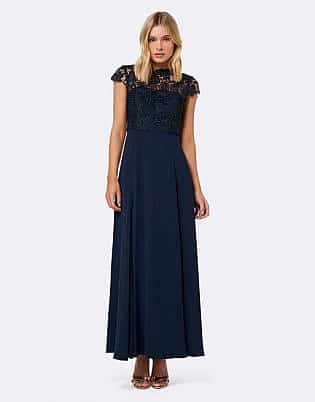 Shanae Lace Top Maxi Dress