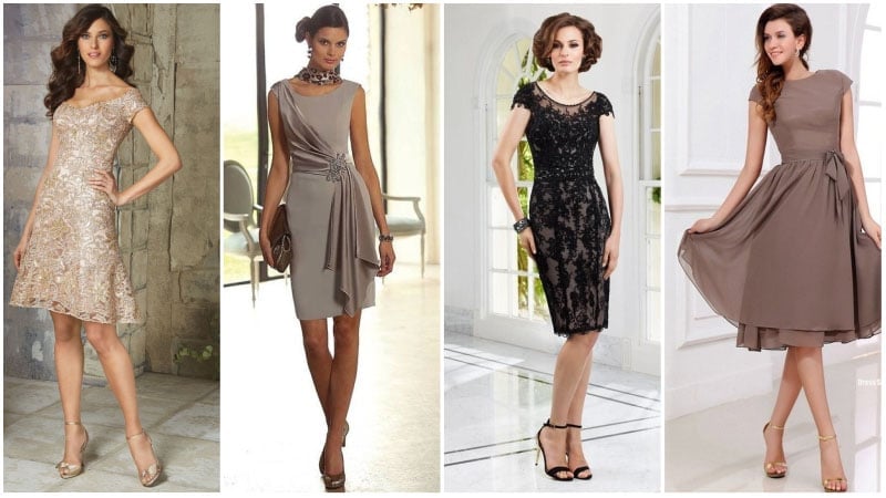 Short Mother Of The Bride Dresses