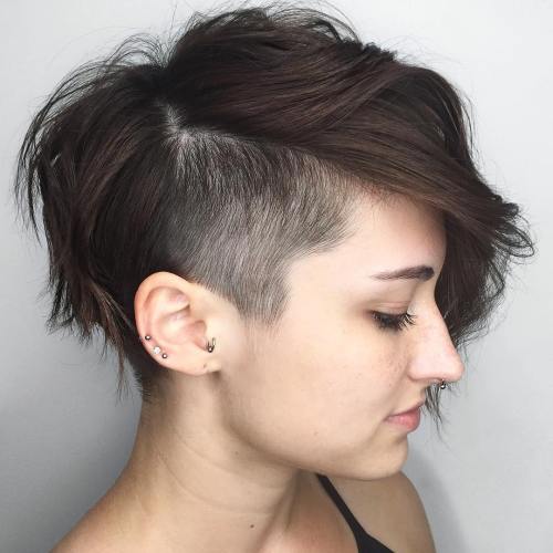 asymmetrical pixie undercut