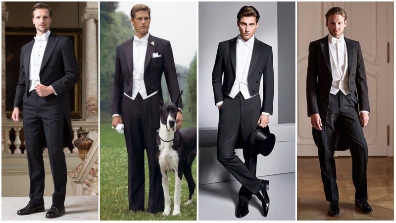 white tie dress code male