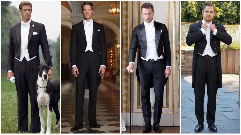 white tie dress code male