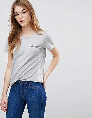 grey t shirt jeans