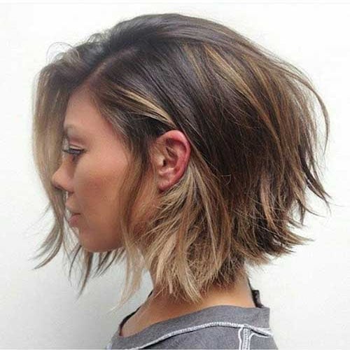 bob haircut thick coarse hair