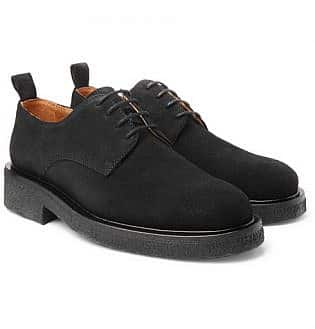 black suede derby shoes mens