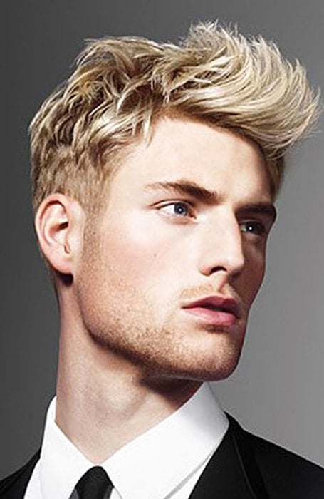 Featured image of post Spiky Blonde Hair Men Described above are twenty top blonde hairstyles for men