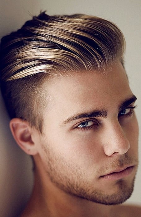 Männer frisur blonde strähnen