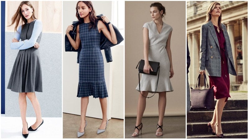 smart business dresses