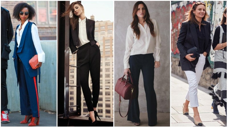 formal business attire female winter