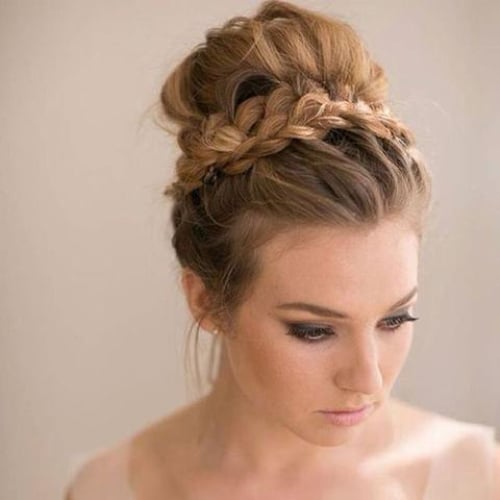 Wedding Bridesmaid Hairstyle Ideas  Zola Expert Wedding Advice