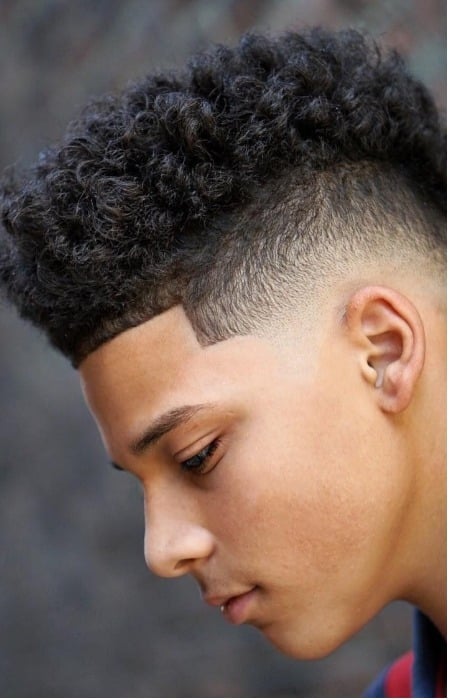 Curly Top Haircut