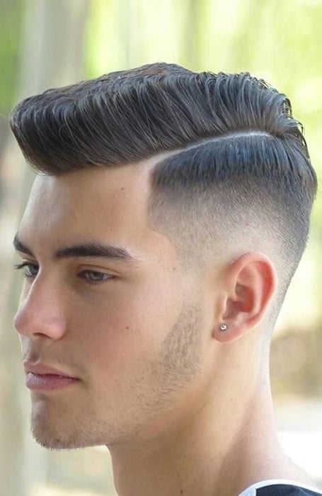 Flat Top With Side Part