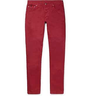 Isaia Red Chinos