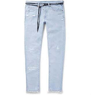 Off White Blue Jeans