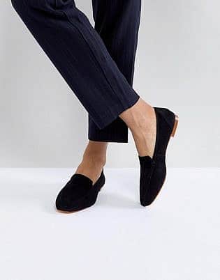 Office Flora Black Soft Leather Loafers