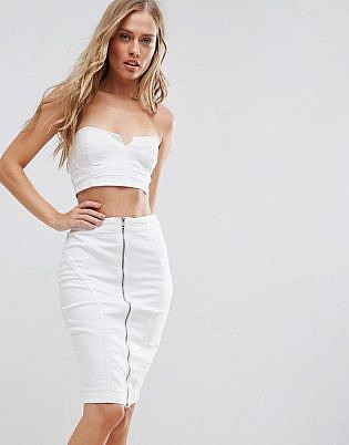 Parisian Denim Bralet Top
