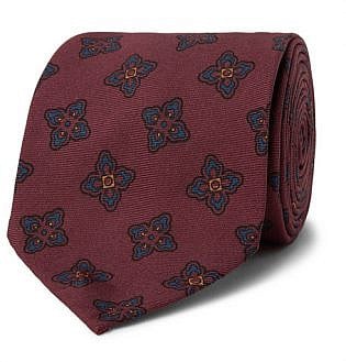 Rubinacci Burgundy Tie