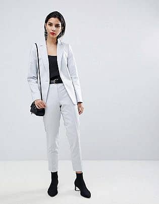 girl in formal pant shirt