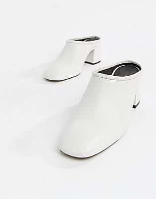 Asos Design Premium Leather Toni Mules