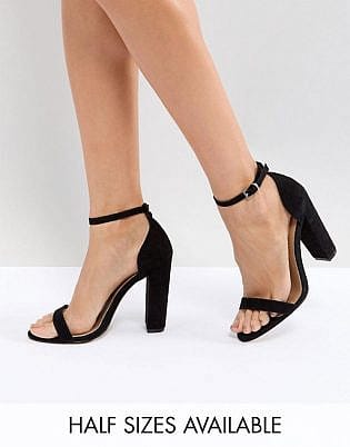 Asos Highball Barely There Heeled Sandals