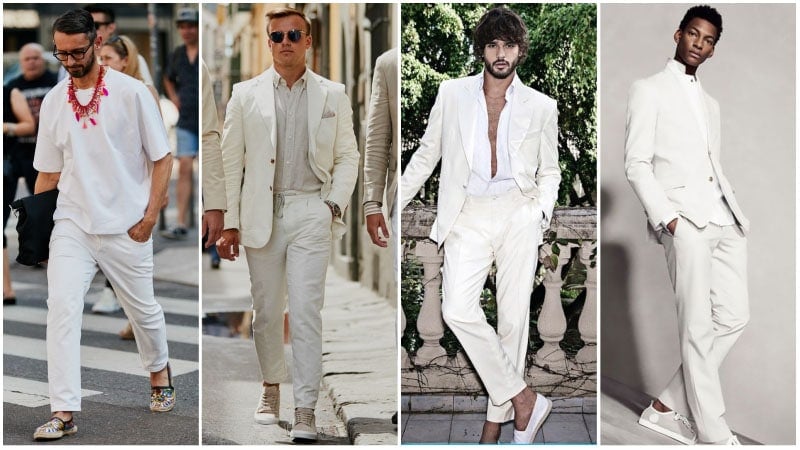 All White Party Outfits For Men