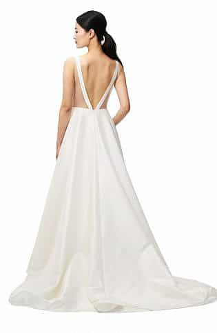 Ashton Plunge Back A Line Gown