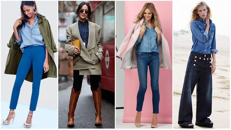 10 Chic Denim Shirt Outfit Ideas for Women - The Trend Spotter