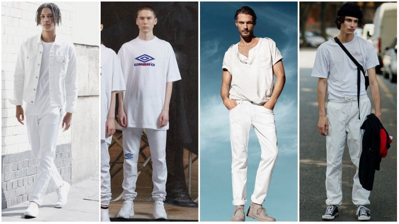 The Coolest All White Outfits for Men 