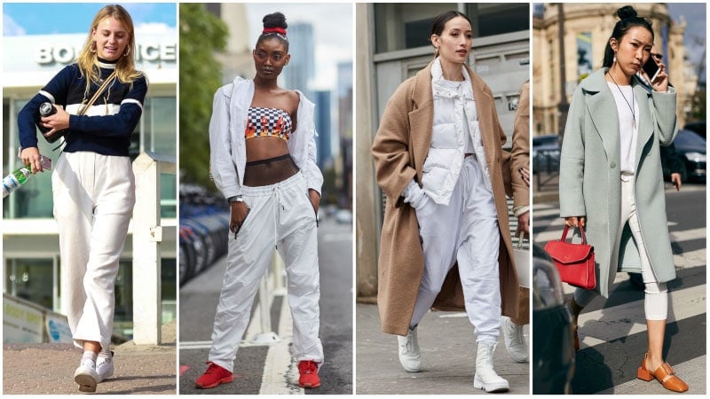 black and white trousers outfit