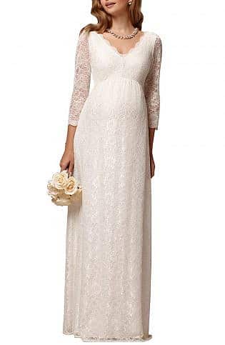 Chloe Lace Maternity Gown