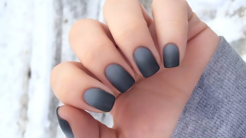 Dark Matte Ombre Grey