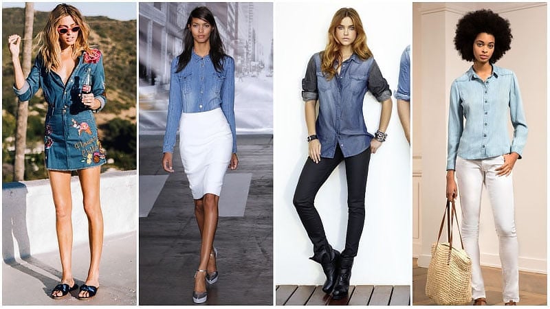 denim outfit for women