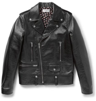 Full Grain Leather Biker Jacket