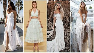 11 Beach Wedding Dresses for Your Special Day