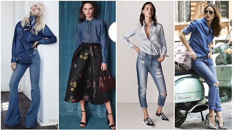 How to Wear a Denim Shirt for Women 