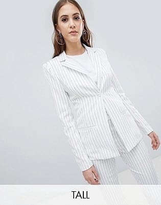 Missguided Tall Stripe Tailored Blazer