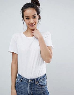 Monki Crew Neck T Shirt