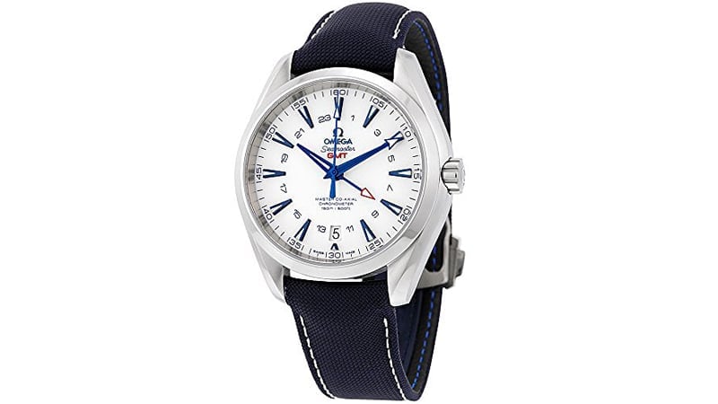 Omega Men's 'seamaster150' Swiss Automatic Titanium And Nylon Dress Watch
