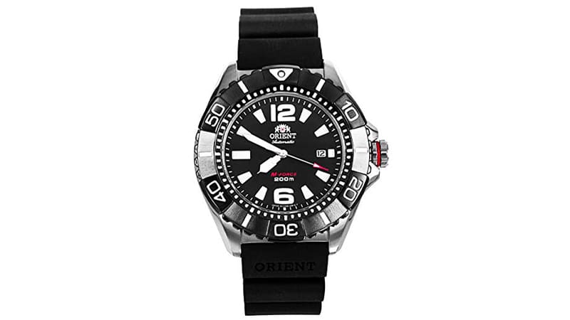 Orient 47mm M Force 22 Jewel Automatic Titanium Dive Watch With Sapphire Crystal