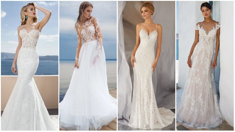 mature beach wedding dresses