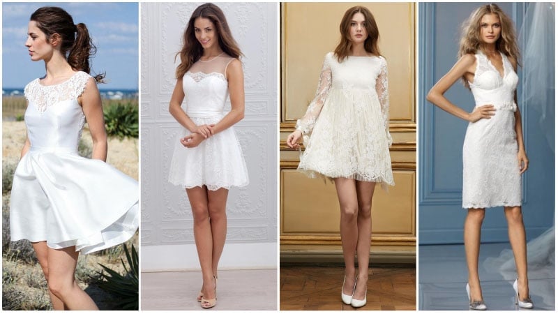 Short Beach Wedding Dresses