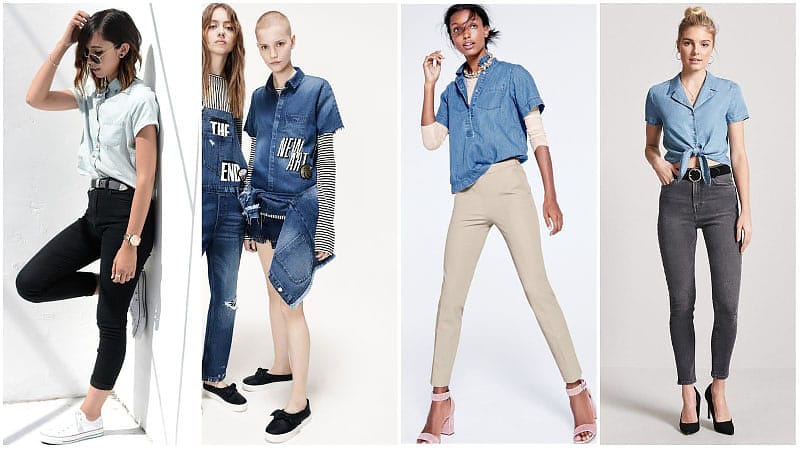 How To Wear A Denim Shirt For Every Season 30 Looks  Ways Of Style