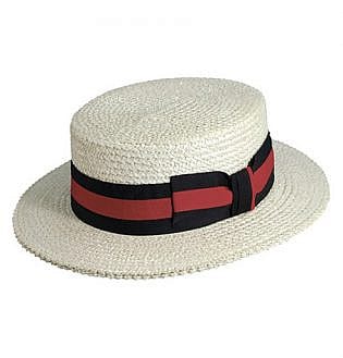 Straw Boater Hat