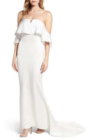 The Santa Barbara Off The Shoulder Gown