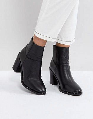 Asos Envy Leather Ankle Boots